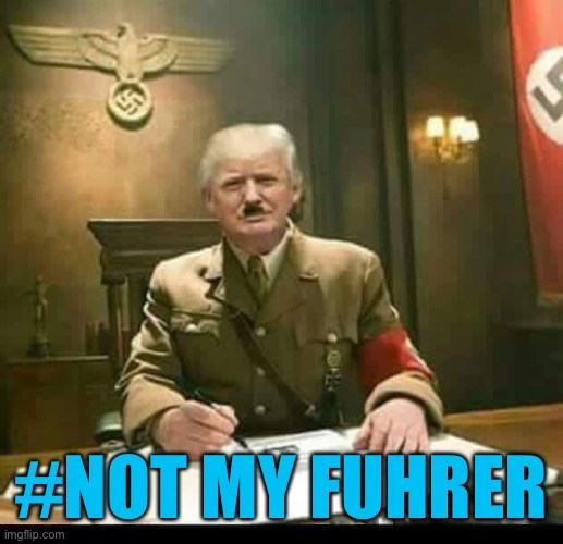Adolph Trumpler | #NOT MY FUHRER | image tagged in adolph trumpler | made w/ Imgflip meme maker
