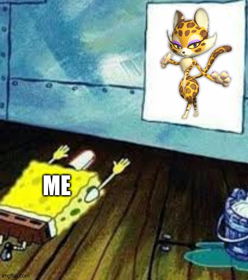 spongebob worship | ME | image tagged in spongebob worship | made w/ Imgflip meme maker