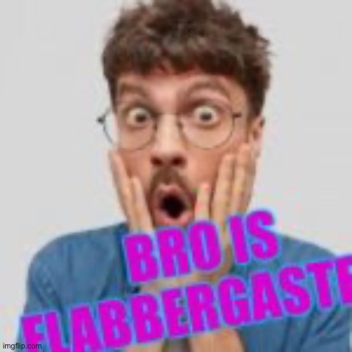 Bro is flabbergasted | image tagged in bro is flabbergasted | made w/ Imgflip meme maker