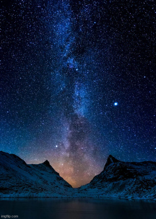 Starry Night | image tagged in awesome,pictures,milky way | made w/ Imgflip meme maker