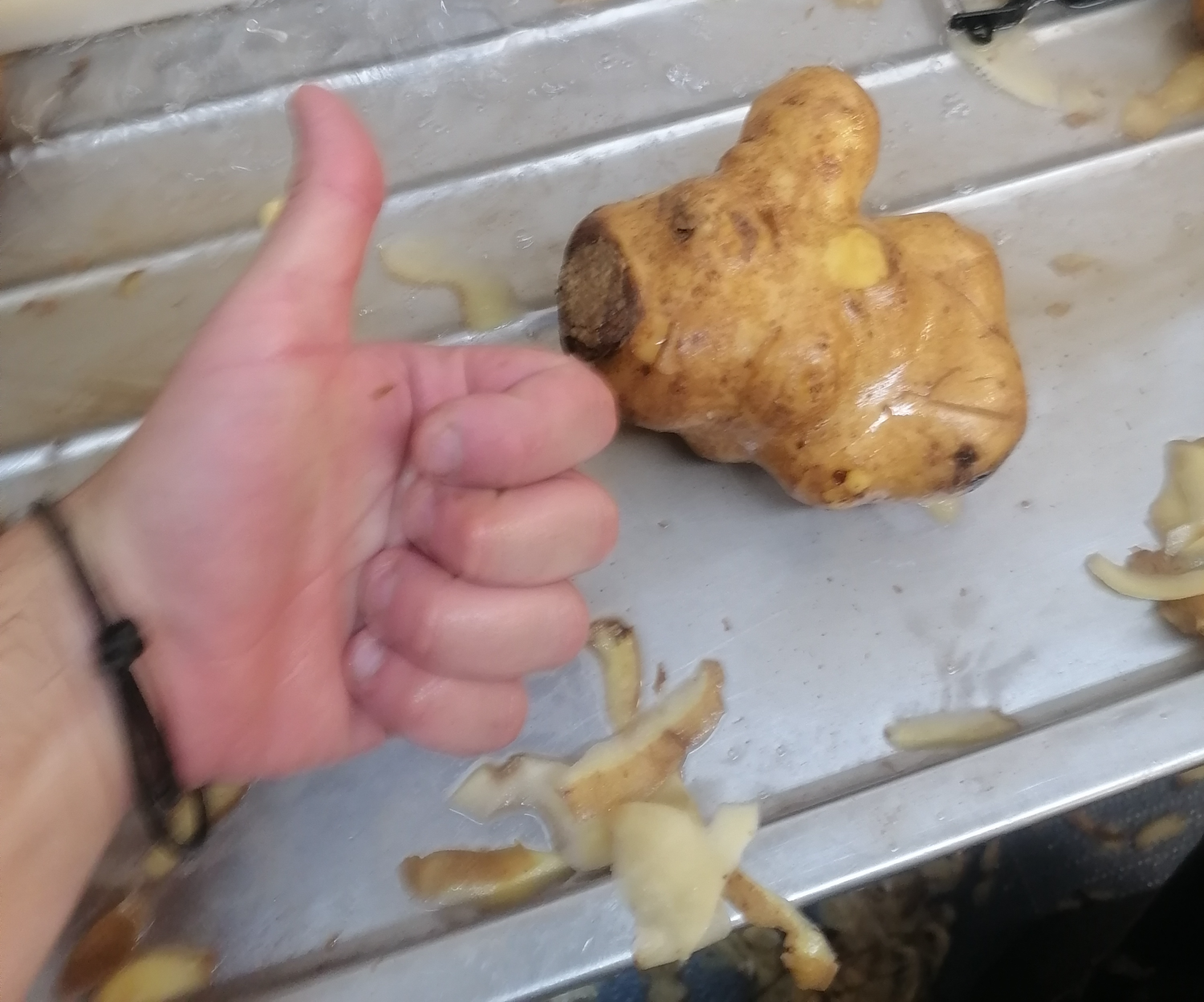 Thumbs Up Potato Blank Meme Template