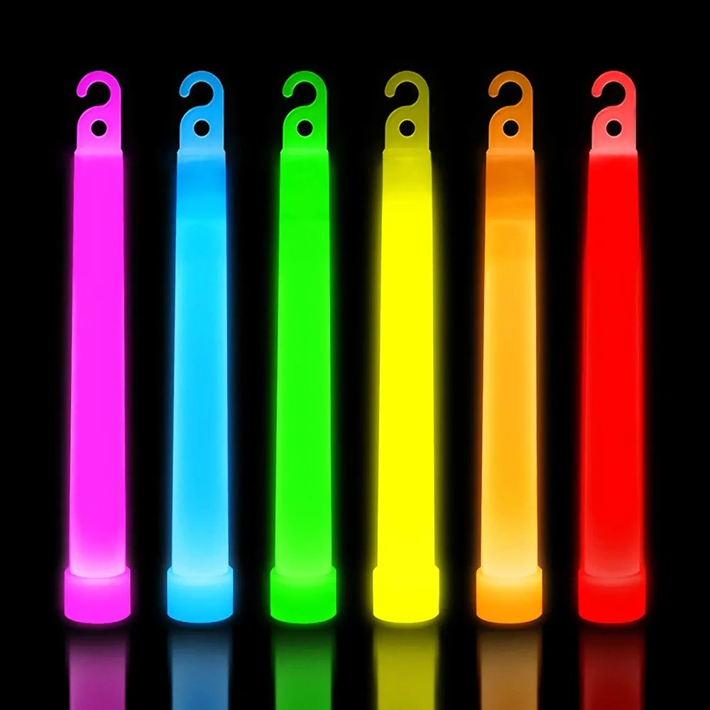 Glow stick rainbow Blank Meme Template