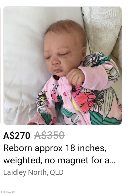 what mf selling their baby on FB marketplace | made w/ Imgflip meme maker