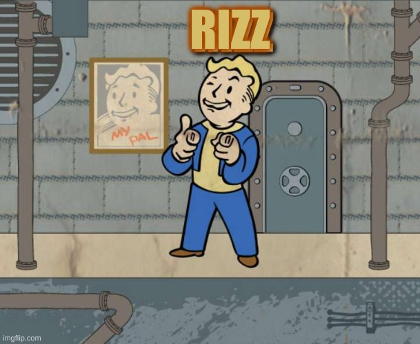 best fallout four perk | RIZZ; RIZZ | made w/ Imgflip meme maker