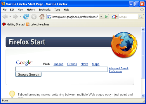 Firefox Start Blank Meme Template