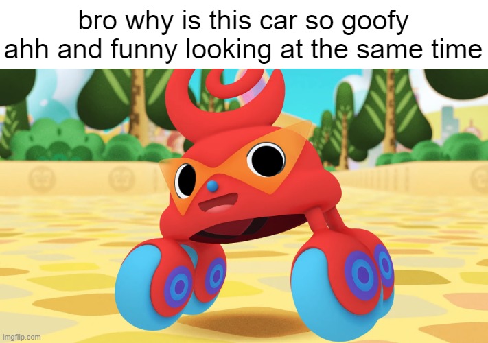 Goofy ahh car (Motor Ron) | bro why is this car so goofy ahh and funny looking at the same time | image tagged in shitpost,car | made w/ Imgflip meme maker