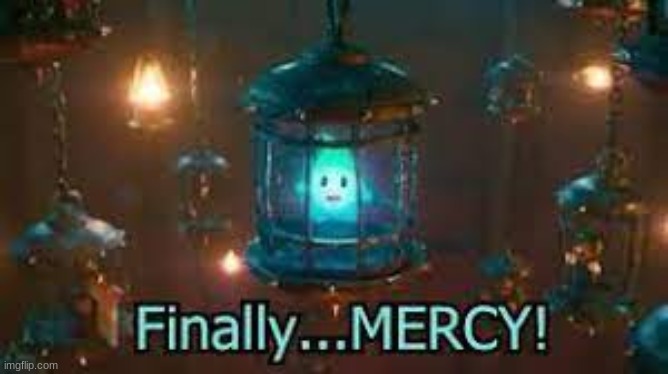 Finally...Mercy | image tagged in finally mercy | made w/ Imgflip meme maker