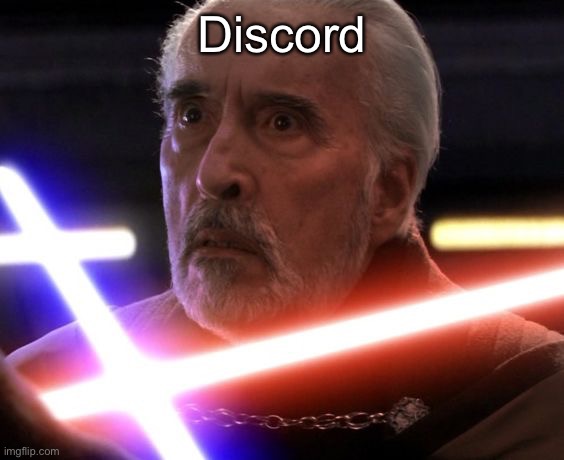 Star wars Count Dooku | Discord | image tagged in star wars count dooku | made w/ Imgflip meme maker