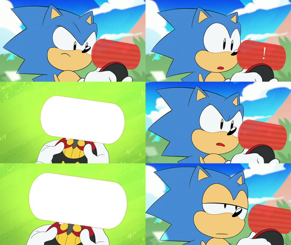 High Quality Sonic Adventures Egg phone message Blank Meme Template