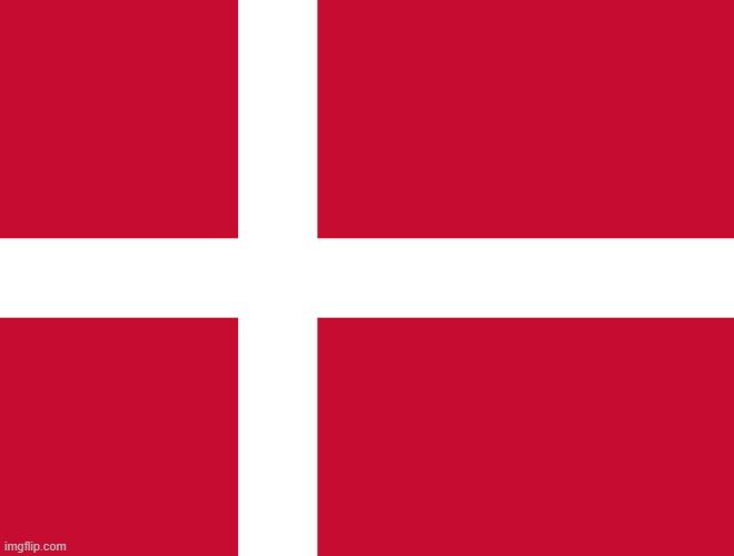Flag of Denmark | image tagged in flag of denmark | made w/ Imgflip meme maker