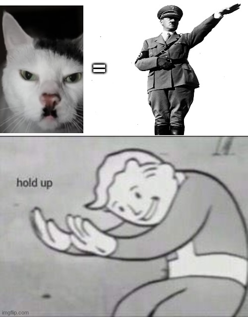 Hold up | = | image tagged in fallout hold up | made w/ Imgflip meme maker