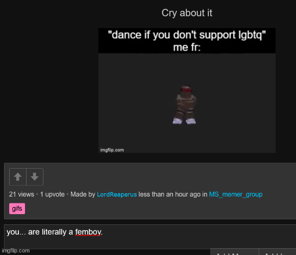 made w/ Imgflip meme maker