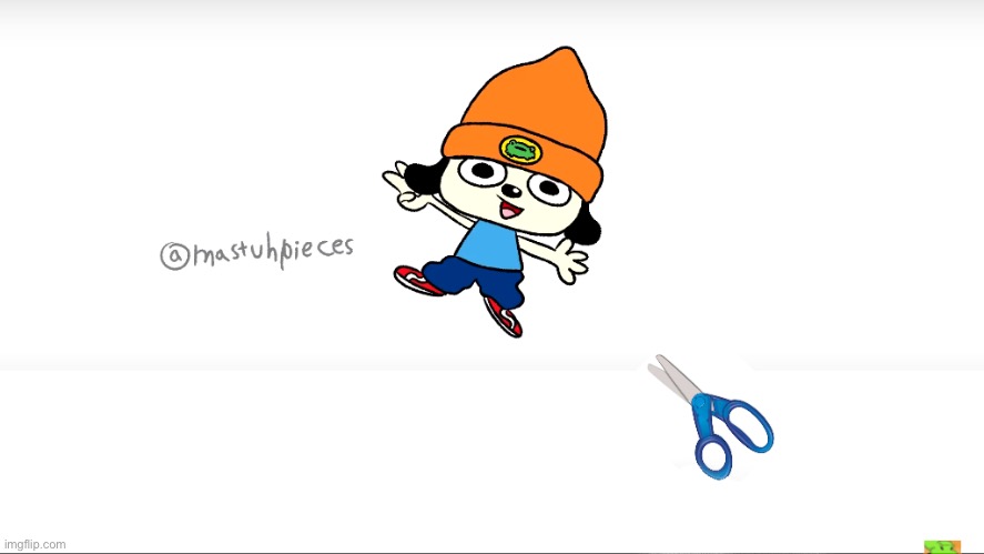 Parappa dies | image tagged in parappa dies | made w/ Imgflip meme maker