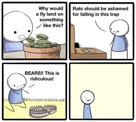 High Quality It's a trap! Blank Meme Template