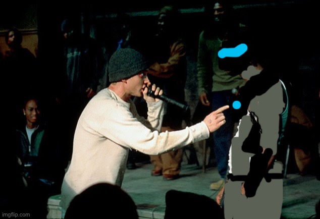 me not posting for months becausing im making a story to make a poorly drawn collector v eminem post: | made w/ Imgflip meme maker