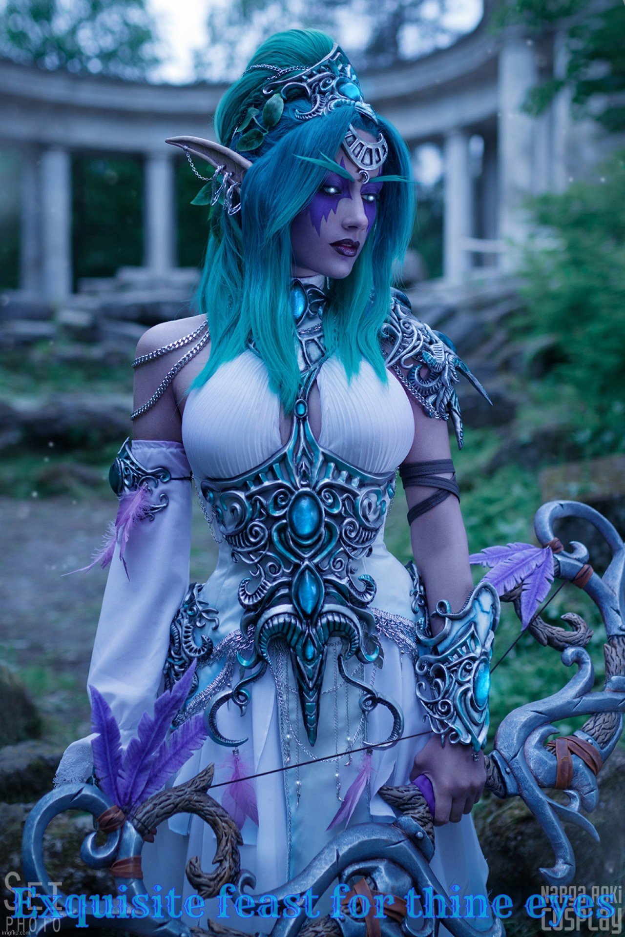Tyrande from World of Warcraft
Cosplayer: Narga and Aoki cosplay | Exquisite feast for thine eyes | image tagged in narga and aoki cosplay,tyrande,tyrande from world of warcraft,world of warcraft,cosplay | made w/ Imgflip meme maker