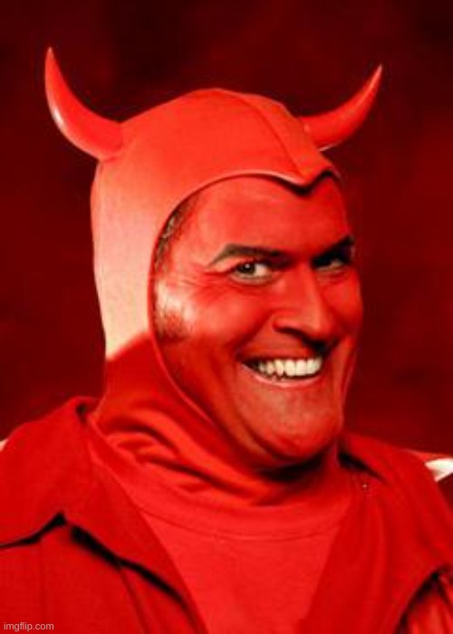 Devil Bruce | image tagged in devil bruce | made w/ Imgflip meme maker