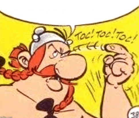 High Quality Toc toc Blank Meme Template