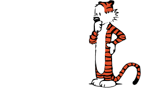 High Quality Hobbes thinking Blank Meme Template