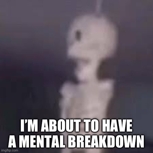 I’M ABOUT TO HAVE A MENTAL BREAKDOWN | made w/ Imgflip meme maker