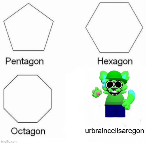 polygons | urbraincellsaregon | image tagged in memes,pentagon hexagon octagon,furry,furry memes | made w/ Imgflip meme maker