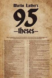 95 Theses Blank Meme Template