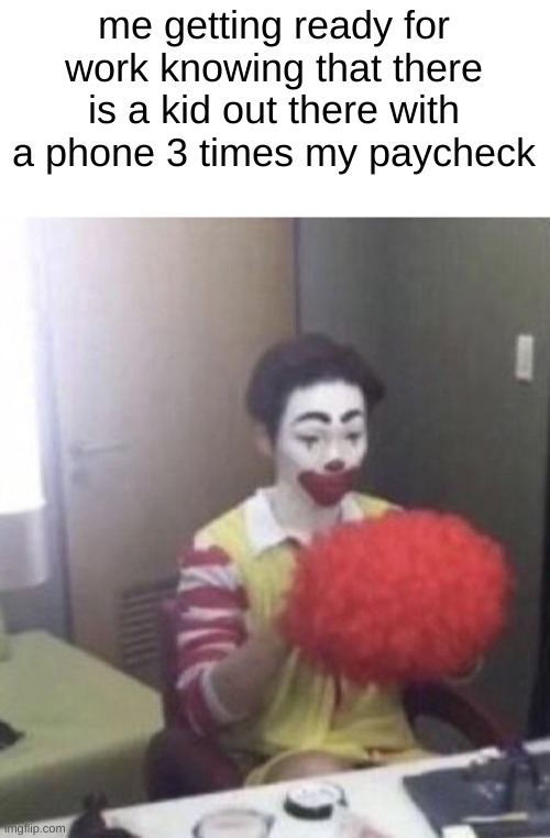 getting ready for work meme