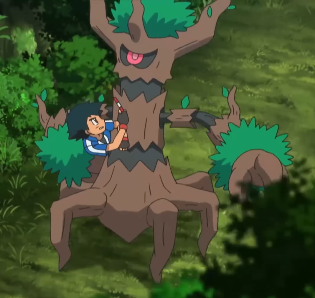 Trevenant holding Ash [Please use this one] Blank Meme Template