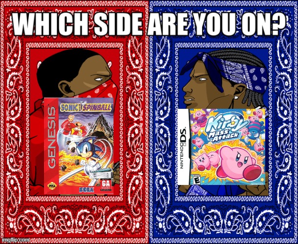 Only one can win. | image tagged in which side are you on,video games,funny memes | made w/ Imgflip meme maker
