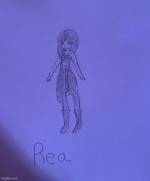 I decided to try and draw Rea using a skeleton on paper | made w/ Imgflip meme maker