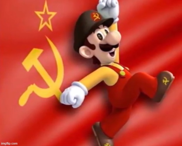 mariokart is soviet propaganda | image tagged in soviet luigi | made w/ Imgflip meme maker