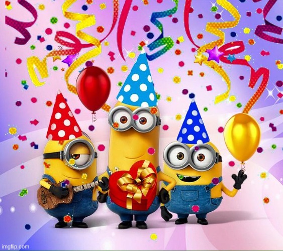 Minions Birthday Party | image tagged in minions birthday party | made w/ Imgflip meme maker