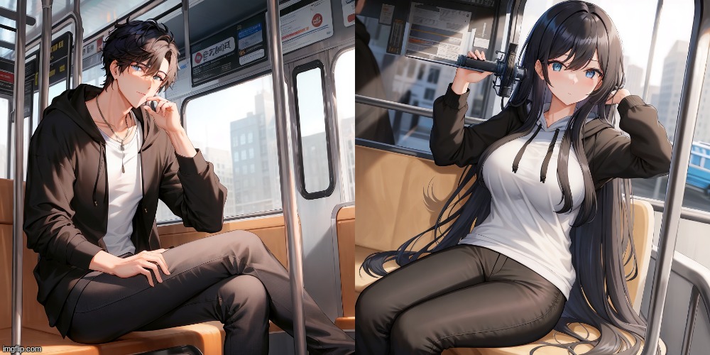 Public transit (i forgot the sunglasses lol) | made w/ Imgflip meme maker