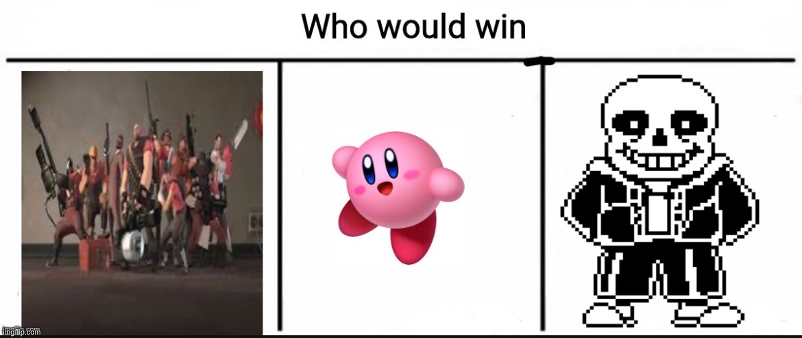Who? | image tagged in who would win,memes,gaming,funny | made w/ Imgflip meme maker