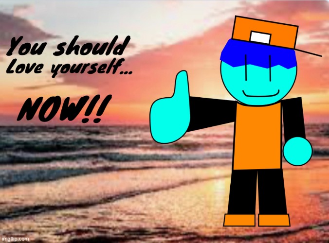 Random drawing I created on scratch | image tagged in eric,love yourself,shitpost | made w/ Imgflip meme maker