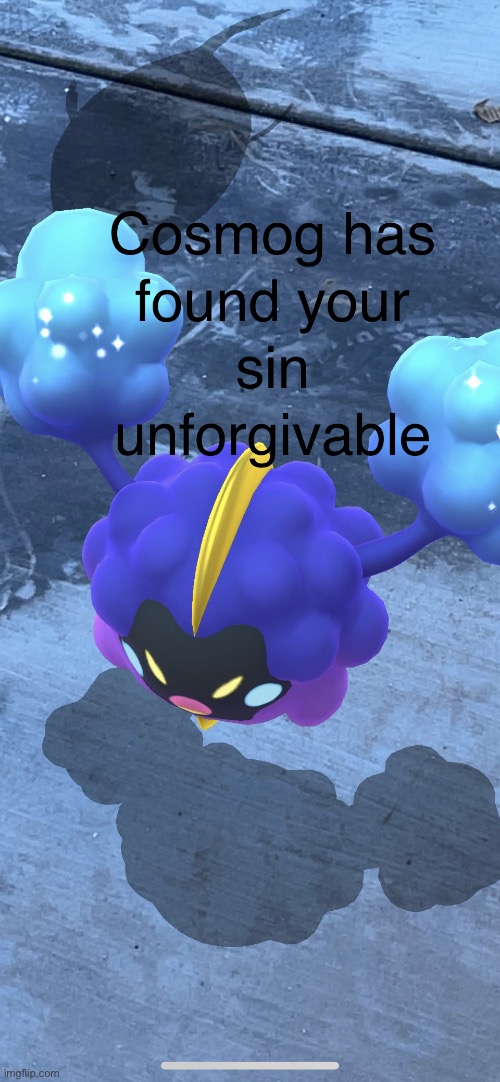 Cosmog | image tagged in cosmog | made w/ Imgflip meme maker