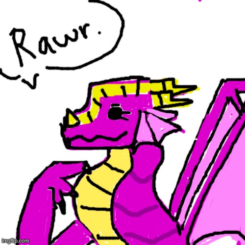 Have an awfuling drawn dragon | made w/ Imgflip meme maker