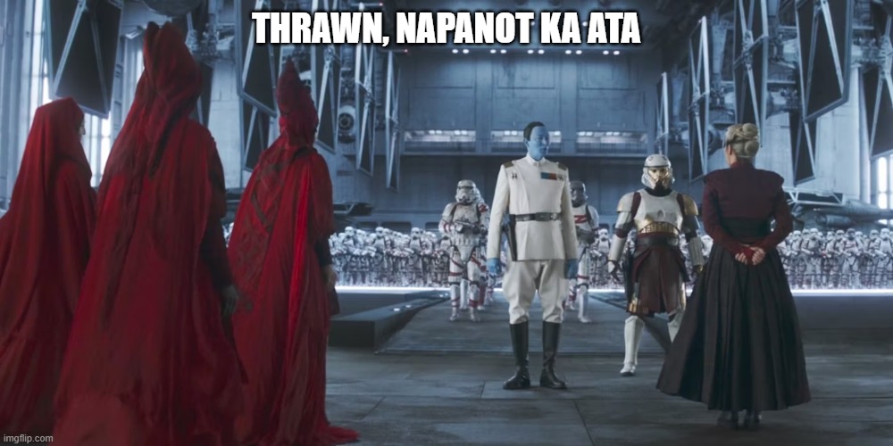 Thrawn in Tagalog | THRAWN, NAPANOT KA ATA | image tagged in funny meme,star wars,ahsoka,memes | made w/ Imgflip meme maker