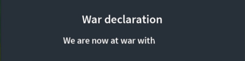 War Declaration Blank Meme Template