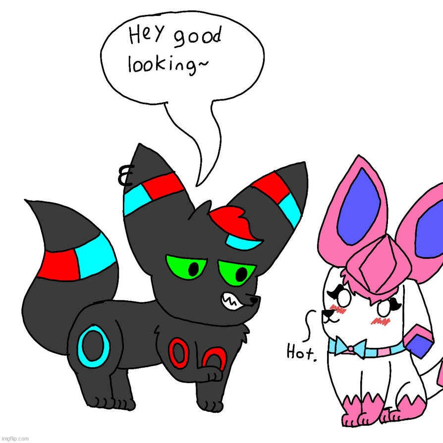 sylc and polly (art by peanut) | made w/ Imgflip meme maker
