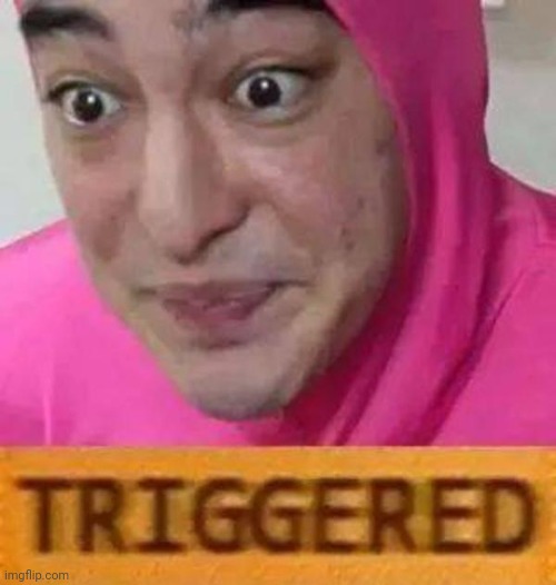 Pink guy triggered | image tagged in pink guy triggered | made w/ Imgflip meme maker