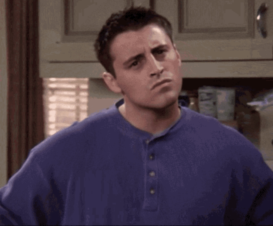 Thinking Joey Friends TV Show Blank Meme Template