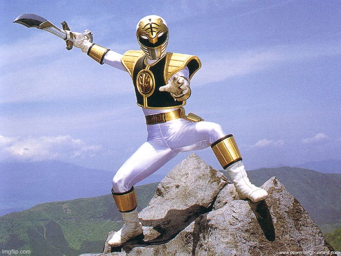 White Power Ranger | image tagged in white power ranger | made w/ Imgflip meme maker