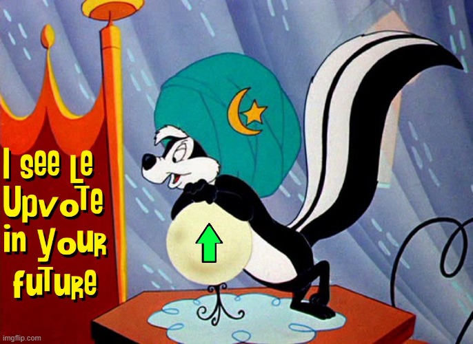 A Little Smelly, but it's the thought that counts | image tagged in vince vance,pepe le pew,memes,comics,cartoons,imgflip upvotes | made w/ Imgflip meme maker