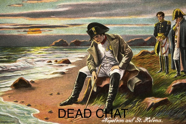 Napoleon | DEAD CHAT | image tagged in napoleon | made w/ Imgflip meme maker
