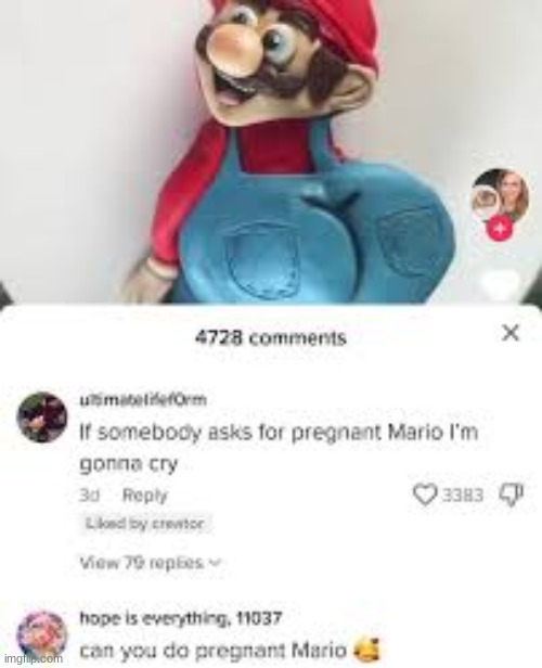Mario | image tagged in mario,cursed,comments | made w/ Imgflip meme maker
