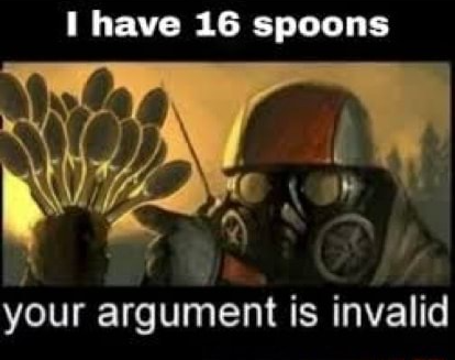 High Quality i have 16 spoons Blank Meme Template