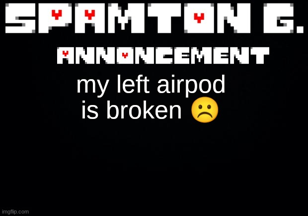 Broken left airpod hot sale