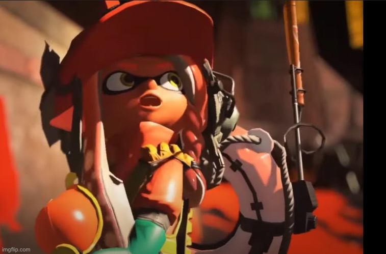 *gasp* | image tagged in splatoon 3 gasp | made w/ Imgflip meme maker
