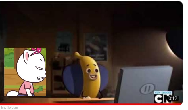 Banana joe why are you watching p0rn | made w/ Imgflip meme maker